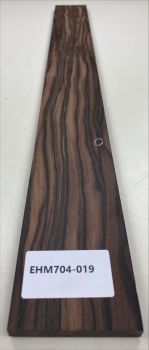 Preview: Fretboard Makassar Ebony 720x75x10mm Unique Piece #019